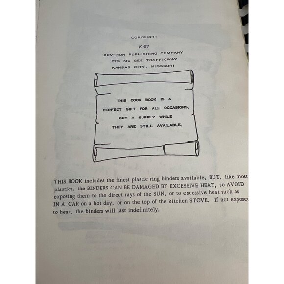 Vintage 1967 Whats Cooking At Cape Kennedy Cookbook Spiral Bound - Picture 3 of 4